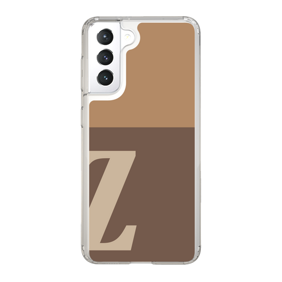 Slim Protection Case［ Original - initial two tone - Z brown ］