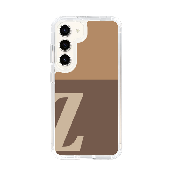 Slim Protection Case［ Original - initial two tone - Z brown ］