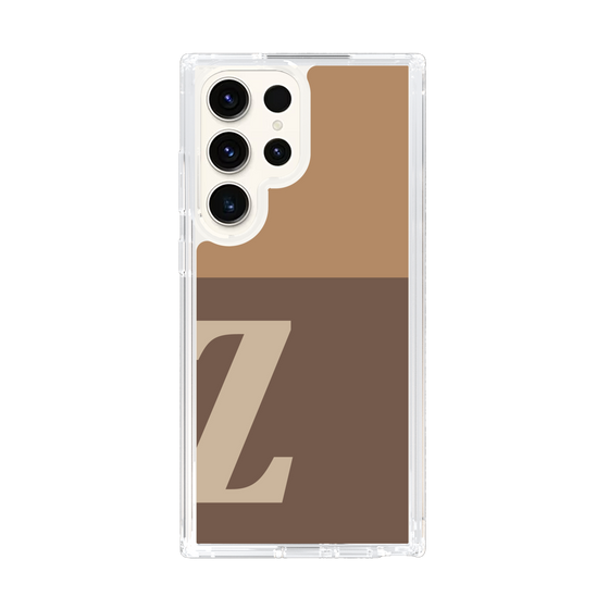 Slim Protection Case［ Original - initial two tone - Z brown ］