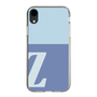 Slim Protection Case［ Original - initial two tone - Z blue ］
