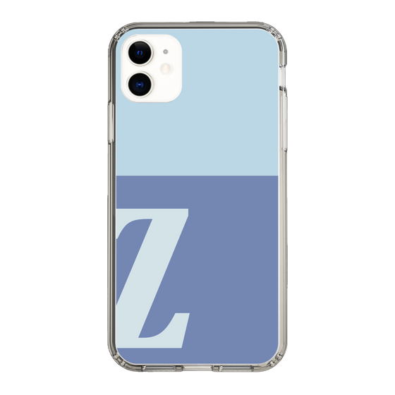 Slim Protection Case［ Original - initial two tone - Z blue ］