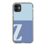 Slim Protection Case［ Original - initial two tone - Z blue ］