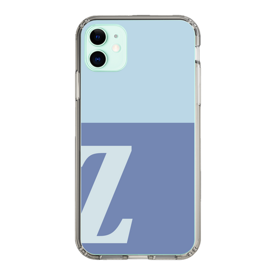 Slim Protection Case［ Original - initial two tone - Z blue ］