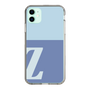 Slim Protection Case［ Original - initial two tone - Z blue ］