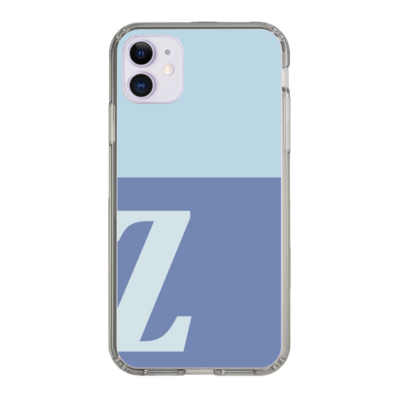 Slim Protection Case［ Original - initial two tone - Z blue ］