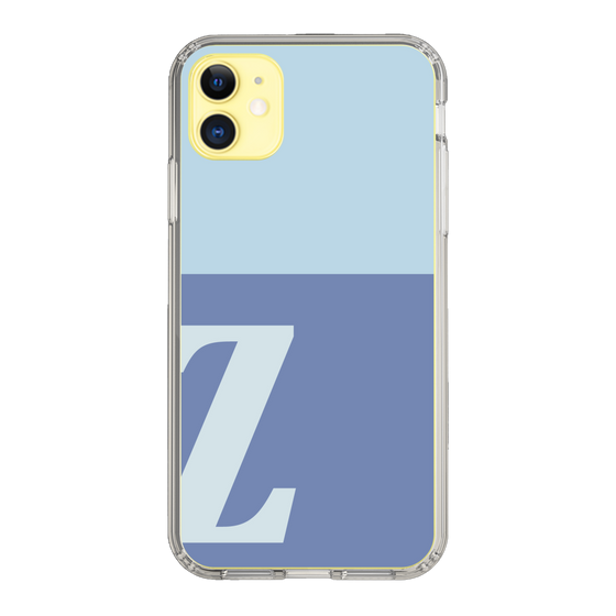 Slim Protection Case［ Original - initial two tone - Z blue ］