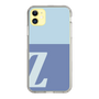 Slim Protection Case［ Original - initial two tone - Z blue ］