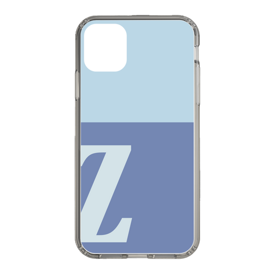 Slim Protection Case［ Original - initial two tone - Z blue ］