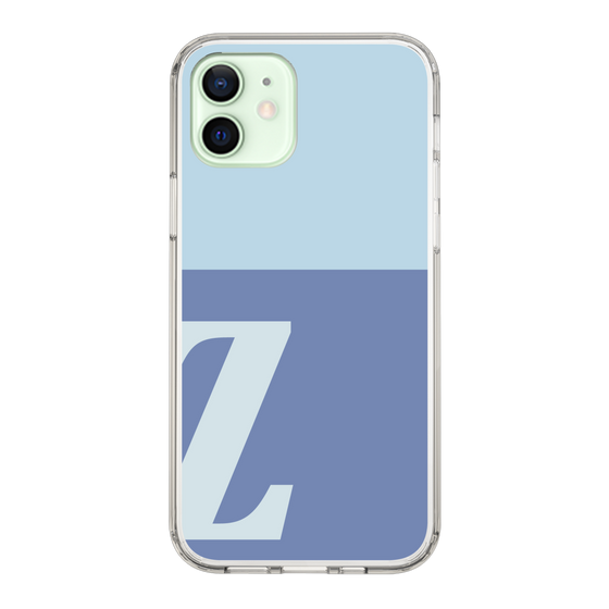 Slim Protection Case［ Original - initial two tone - Z blue ］