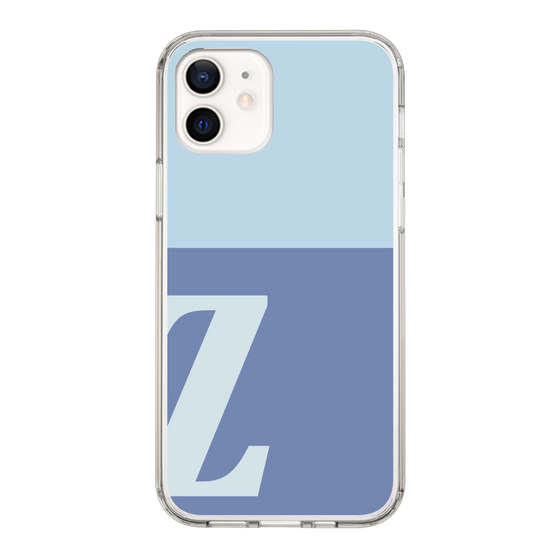 Slim Protection Case［ Original - initial two tone - Z blue ］