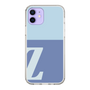 Slim Protection Case［ Original - initial two tone - Z blue ］