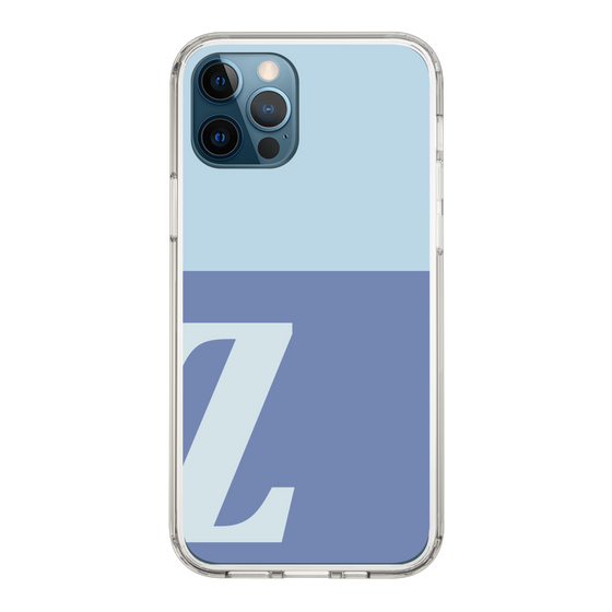 Slim Protection Case［ Original - initial two tone - Z blue ］