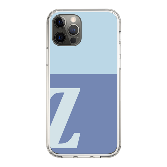 Slim Protection Case［ Original - initial two tone - Z blue ］