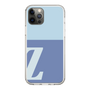 Slim Protection Case［ Original - initial two tone - Z blue ］
