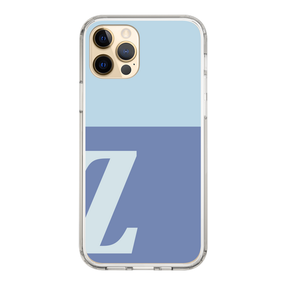 Slim Protection Case［ Original - initial two tone - Z blue ］