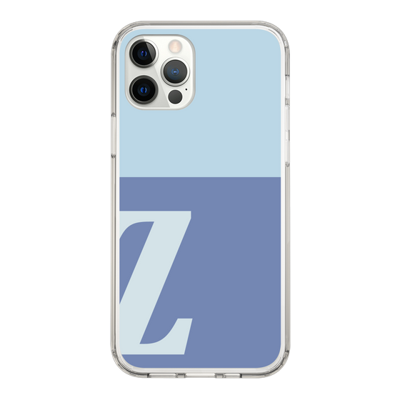 Slim Protection Case［ Original - initial two tone - Z blue ］
