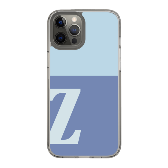 Slim Protection Case［ Original - initial two tone - Z blue ］
