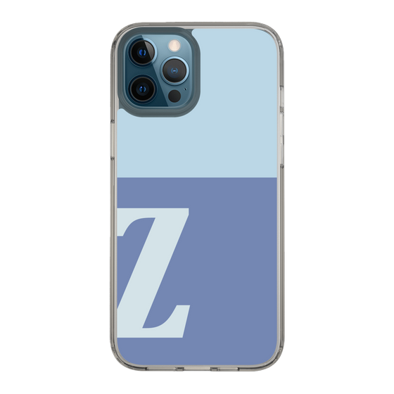Slim Protection Case［ Original - initial two tone - Z blue ］