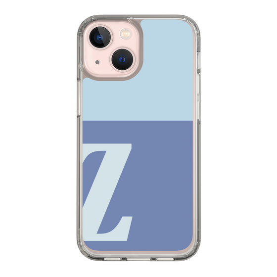 Slim Protection Case［ Original - initial two tone - Z blue ］