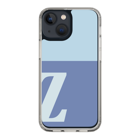 Slim Protection Case［ Original - initial two tone - Z blue ］