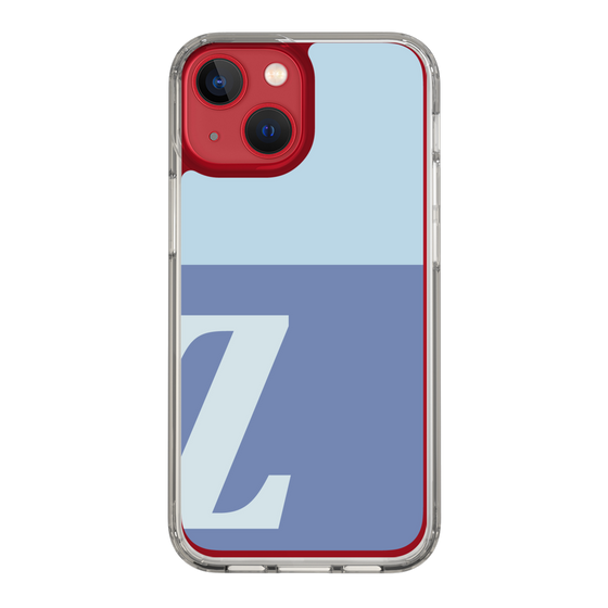 Slim Protection Case［ Original - initial two tone - Z blue ］
