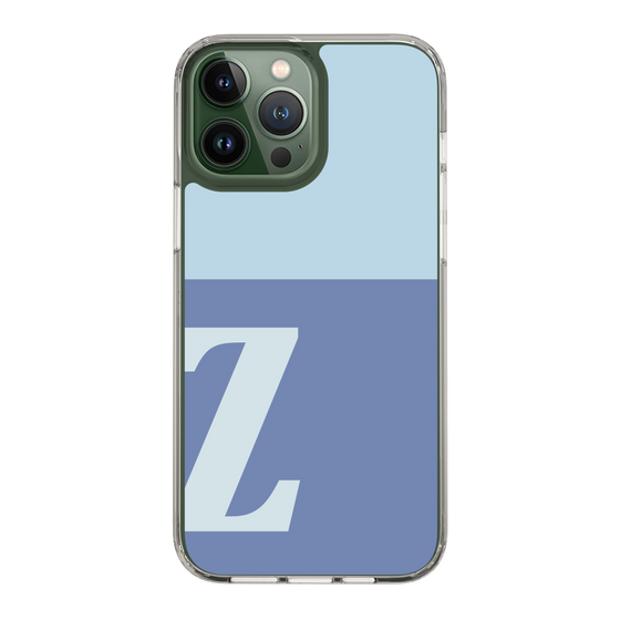 Slim Protection Case［ Original - initial two tone - Z blue ］