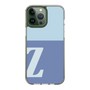 Slim Protection Case［ Original - initial two tone - Z blue ］