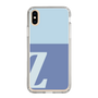 Slim Protection Case［ Original - initial two tone - Z blue ］