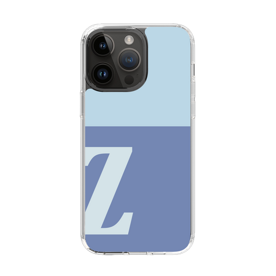 Slim Protection Case［ Original - initial two tone - Z blue ］