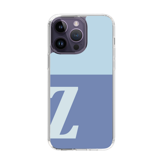 Slim Protection Case［ Original - initial two tone - Z blue ］