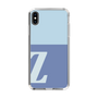 Slim Protection Case［ Original - initial two tone - Z blue ］
