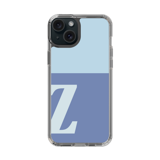 Slim Protection Case［ Original - initial two tone - Z blue ］