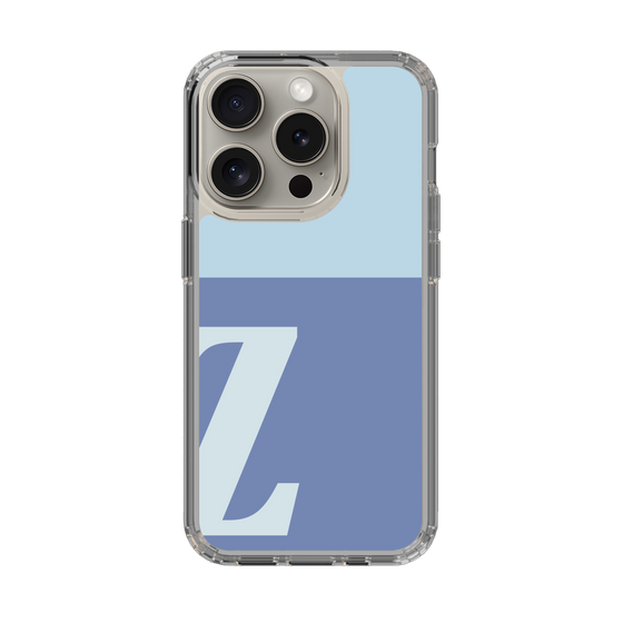 Slim Protection Case［ Original - initial two tone - Z blue ］