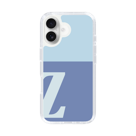 Slim Protection Case［ オリジナル - initial two tone - Z blue ］
