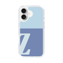 Slim Protection Case［ オリジナル - initial two tone - Z blue ］