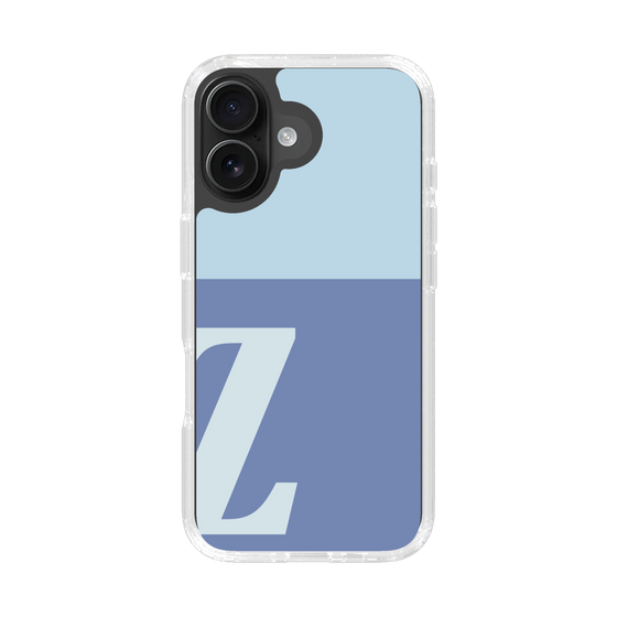 Slim Protection Case［ オリジナル - initial two tone - Z blue ］