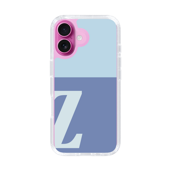 Slim Protection Case［ オリジナル - initial two tone - Z blue ］