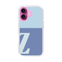 Slim Protection Case［ オリジナル - initial two tone - Z blue ］