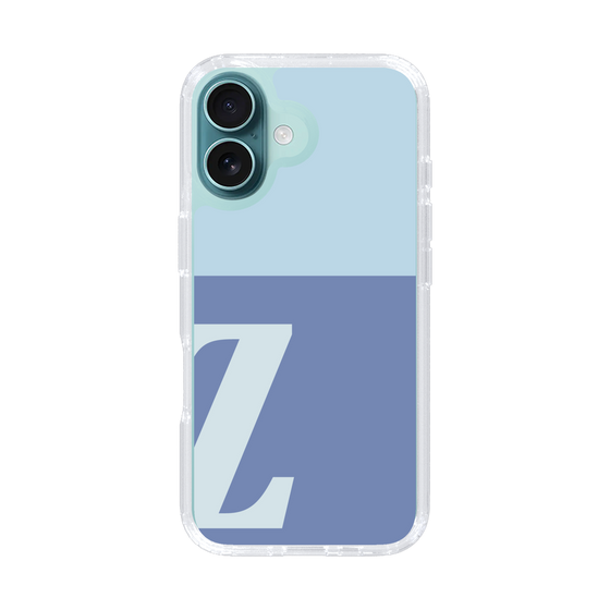 Slim Protection Case［ オリジナル - initial two tone - Z blue ］