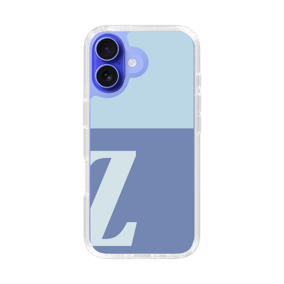 Slim Protection Case［ オリジナル - initial two tone - Z blue ］