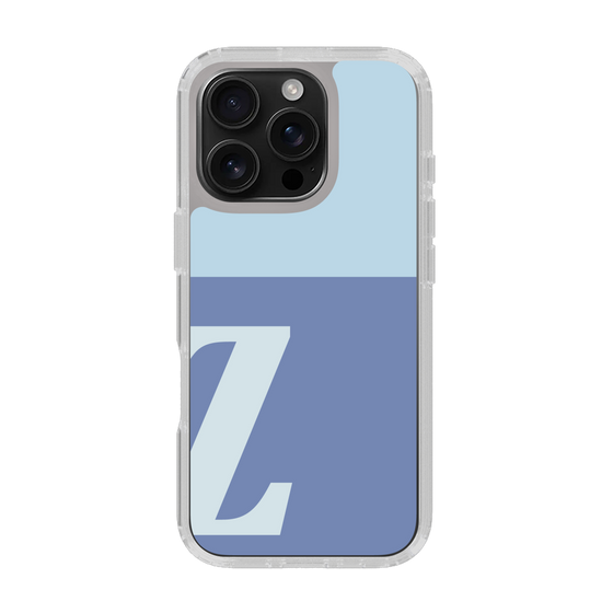 Slim Protection Case［ オリジナル - initial two tone - Z blue ］
