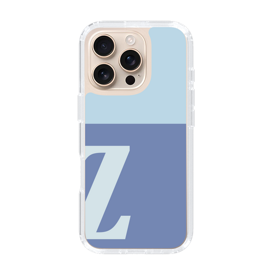 Slim Protection Case［ オリジナル - initial two tone - Z blue ］