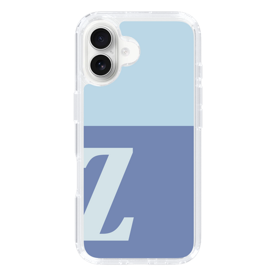 Slim Protection Case［ オリジナル - initial two tone - Z blue ］