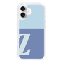 Slim Protection Case［ オリジナル - initial two tone - Z blue ］