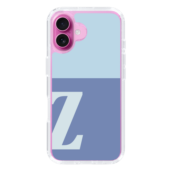 Slim Protection Case［ オリジナル - initial two tone - Z blue ］