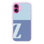 Slim Protection Case［ オリジナル - initial two tone - Z blue ］