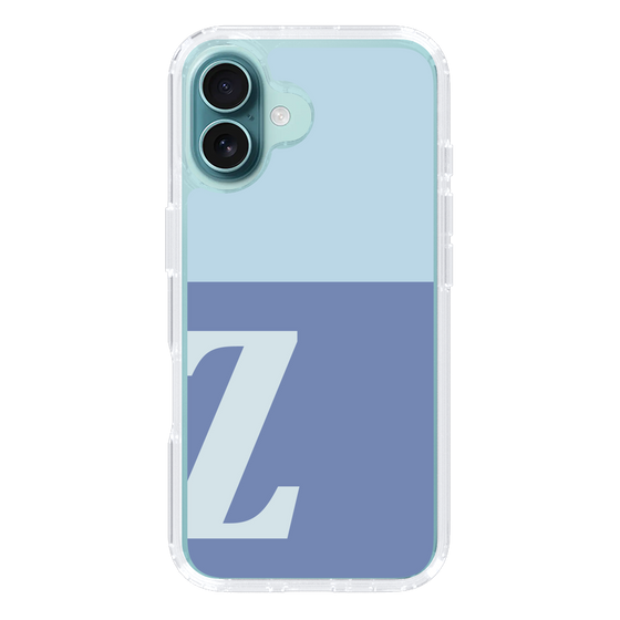 Slim Protection Case［ オリジナル - initial two tone - Z blue ］