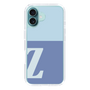 Slim Protection Case［ オリジナル - initial two tone - Z blue ］