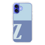 Slim Protection Case［ オリジナル - initial two tone - Z blue ］