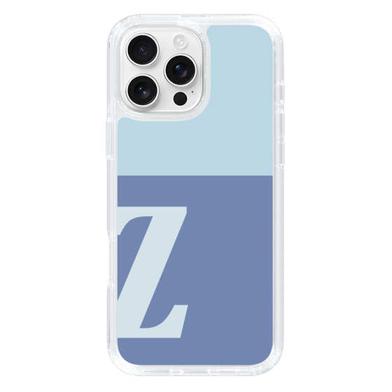 Slim Protection Case［ オリジナル - initial two tone - Z blue ］